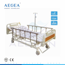 AG-BM107 adjustable 3 cranks movable medical furniture used hospital bed